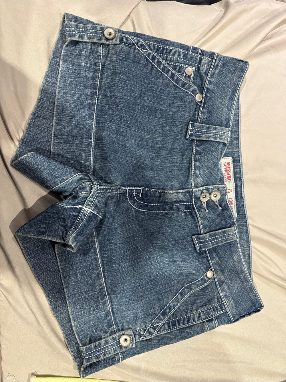 Mossimo Supply Co. Mid-Blue Denim Ankle-Crop Jeans
